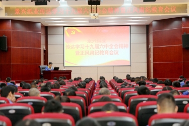 MILE米乐纸业召开“传达学习十九届六中全会精神暨正风肃纪教育会议”